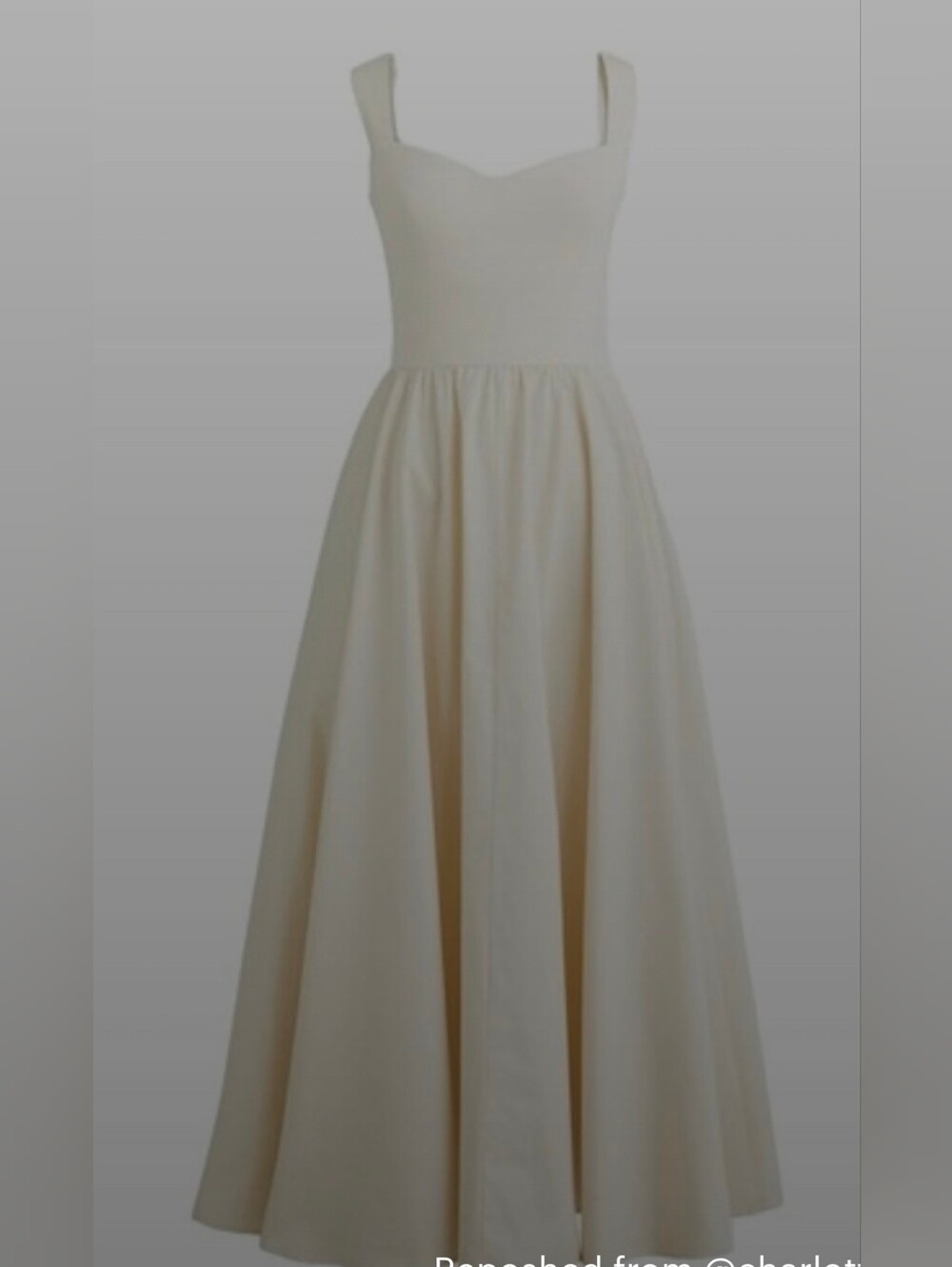 J Crew Dress. Size Medium NWT Elegant Cream SWEETHEART Neck Dress - Picture 4 of 4